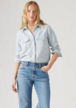 Levis Jeansbluse "ICONIC WESTERN", mit Streifenmuster