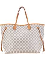 Louis Vuitton Pre-Owned 2009 Damier Azur Neverfull GM Tote Bag - Weiß