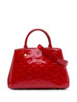 Louis Vuitton Pre-Owned 2015 Monogram Vernis Montaigne BB Satchel-Tasche - Rot