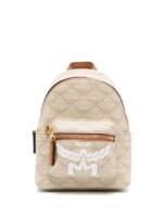 MCM Kleiner Stark Lauretos Rucksack - Nude