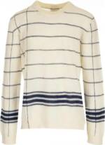 Maison Margiela - Maison Margiela Striped Sweater - Größe M - weiß