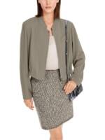 Marc Cain Blouson "Noble Neutrals" Premium Damenmode Weich fließende Blouson-Jacke