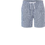 Mey Herren Badeshorts blau Mikrofaser Gestreift