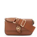 Michael Kors Crossbody Bags - Michael Kors Greenwich Braune Leder Umhängetasche - Gr. unisize - in Braun - für Damen