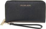 Michael Kors Portemonnaie - Large Flat Jet Set Wallet Black - Gr. unisize - in Schwarz - für Damen