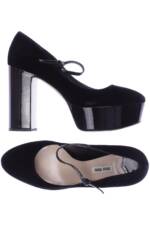 Miu Miu Damen Pumps, schwarz, Gr. 40