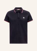 Moncler Piqué-Poloshirt blau