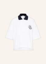 Moncler Piqué-Poloshirt weiss