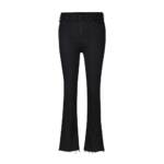 Mother - High-Waist Jeans The Hustler Ankle Fray - Größe 31 - schwarz