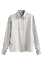 Next Satinbluse Strukturierte Metallic-Satinbluse (1-tlg)