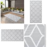 Outdoor-Teppich Grau 190x290 cm pp - Outdoor-Teppich - Outdoor-Teppiche - Home & Living - Grau