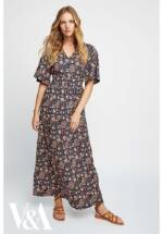 PEOPLE TREE V&A Yasmin Print Maxikleid S