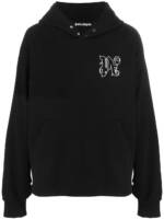 Palm Angels Hoodie mit Logo-Print - Schwarz