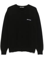 Palm Angels Pullover mit Logo-Stickerei - Schwarz