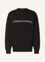 Pegador Oversized-Pullover Lenox schwarz