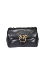 Pinko Shopper - Love Puff Classic Cl Sheep Nap - Gr. unisize - in Schwarz - für Damen