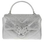 Pinko Totes & Shopper - Love Lady Puff Mini Bag Metallic - Gr. unisize - in Gunmetal - für Damen