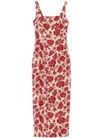 Posse Maxikleid mit Blumen-Print - Rot