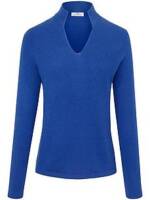 Pullover aus 100% Premium-Kaschmir Modell Vivien Peter Hahn Cashmere blau