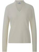 Pullover aus 100% Premium-Kaschmir Modell Vivien Peter Hahn Cashmere weiss