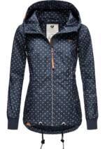 Ragwear Outdoorjacke "Danka Dots", mit Kapuze, stylische Übergangsjacke mit großer Kapuze