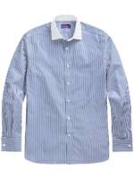 Ralph Lauren Purple Label Gestreiftes Bengal Hemd - Blau