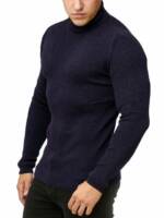 RedBridge Strickpullover Red Bridge Herren Strickpullover Rollkragen- Pullover Soft Basic