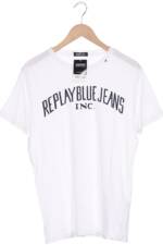 Replay Herren T-Shirt, weiß, Gr. 48