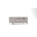 S-style Möbel - Kare 2-Sitzer Chesterfield Sofa, Grau