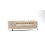 S-style Möbel - Kare 3-Sitzer Chesterfield Sofa, Beige