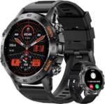 SUNKTA BW1846C-JH-FR-XD2 Herren's mit Bluetooth-Anruf Smartwatch (1,39 Zoll), mit Herzfrequenz Schlaf Gesundheit Monitor