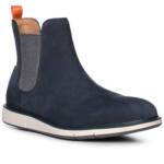 SWIMS Herren Chelsea Boots blau Veloursleder