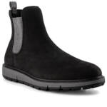 SWIMS Herren Chelsea Boots schwarz Veloursleder