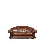 Salottini Chesterfield-Sofa Edles Chesterfield Oriental XL 3er Sofa Couch Leder SOFORT, Taschenfederkern