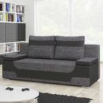 Schlafsofa Zweisitzer Schlafsofa in modernem Design 90 cm hoch