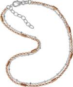 SilberDream Fußkette mit Anhänger SilberDream Fußkette 333er rosevgold für, Damen Fußkette Stäbchen aus 925 Sterling Silber, vergoldet (Roségold 3