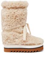 Stella McCartney Sneak-Elyse Stiefel - Nude