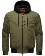 Stone Harbour Bomberjacke Hoobo Stylische Herren Fliegerjacke mit abnehmbarer Innenjacke