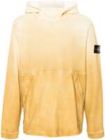 Stone Island Hoodie mit Kompass-Patch - Gelb