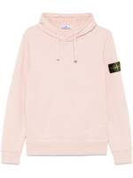 Stone Island Hoodie mit Kompass-Patch - Rosa