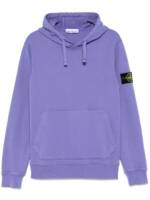 Stone Island Hoodie mit Kompass-Patch - Violett