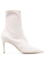 Stuart Weitzman Stiefel mit spitzer Kappe 100mm - Nude