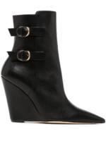 Stuart Weitzman Stiefel mit spitzer Kappe 100mm - Schwarz