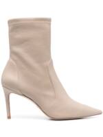 Stuart Weitzman Stiefel mit spitzer Kappe - Nude