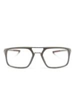 TAG Heuer Brille mit eckigem Gestell - Grau