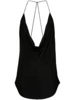 TOM FORD Tanktop mit Wasserfallausschnitt - Schwarz