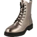 Tamaris Damen Schuhe modische Boots gefüttert 1-25833-41 Schnürstiefel gepolstert