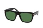 Tom Ford FT 1077 01N, Quadratische Sonnenbrille, Herren