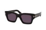 Tom Ford FT 1154 01A, Quadratische Sonnenbrille, Herren