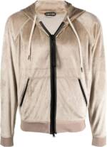 Tom Ford - Tom Ford Velour Track Jacket - Größe 52 - beige